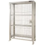 Wire-Mesh-Lockable-Storage-Cage-Benchmark-Shelving-Storage