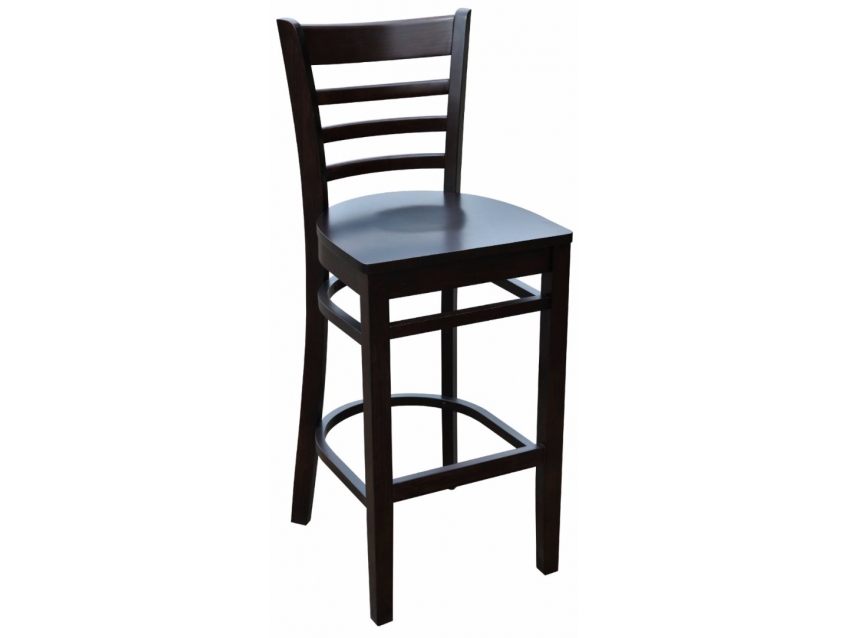 Florence Bar stool Chocolate-Timber Seat-benchmark