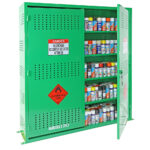BMAS8055-aerosol-cage-432-can-capacity-benchmark-shelving-storage-open