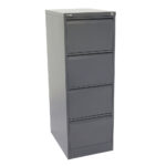 filing-cabinet-4-drawer-graphite-ripple-benchmark-shelving-storage